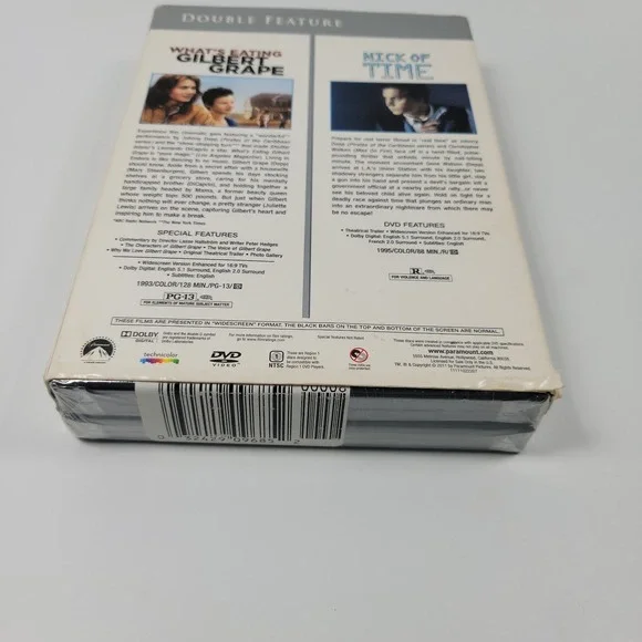 Nick Of Time + What's Eating Gilbert Grape Johnny Depp Double Feature 2 Pack DVD - Picture 3 of 8